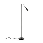 торшер с изогнутой стойкой и направленным световым модулем