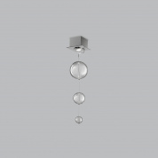 Metal Lux Bolero PL 1L Square люстра с одним плафоном прозрачный; хром 253.501.01