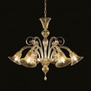 Capriccio 560 classic 6 lights Gold Murano Glass chandelier люстра MULTIFORME lighting L0560-6-K