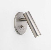 встраиваемый светильник для чтения с компактным корпусом матовый никель