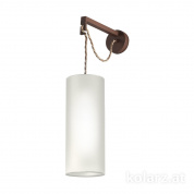 Kolarz Fantasia hilton 2264.61.8.W настенный светильник кортеновская сталь ø12cm высота 41cm 1 лампа e27