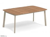 SHINE Прямоугольный стол из тикового дерева emu 299