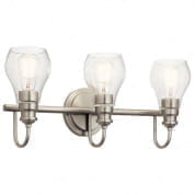 Greenbrier 3 Light Vanity Light Nickel настенный светильник 45392NI Kichler