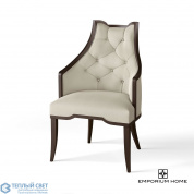 Logan Arm Chair-Walnut-Muslin Global Views кресло