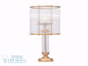 Petitot Латунная настольная лампа прямого света ручной работы Patinas Lighting PID261884