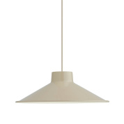 подвесной светильник конической формы песочный d36 см