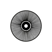 подвесной светильник с абажуром чёрный глянцевый