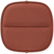 подушка для сиденья квадратной формы кирпично-красная