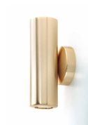 настенный светильник в виде вертикального цилиндра на круглом основании