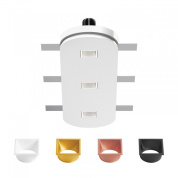 встраиваемый потолочный светильник продолговатой формы белый