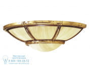 Giotto Настенный светильник с отделкой из ржавчины/сусального золота и стеклом из оникса Possoni Illuminazione 1898/A4