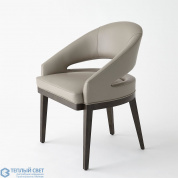 Alcott Dining Chair-Grey Leather Global Views кресло