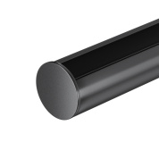 соединительный элемент чёрного цвета для подвесной системы с текстильным кабелем трековый компонент