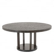 109083 Dining Table Drummond charcoal стул Eichholtz