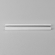 шинопровод длиной 1 метр матовый белый для однофазной трековой системы