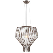 уличный подвесной светильник с деревянными элементами IP54