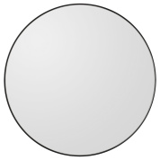 500189001009 CIRCUM AYTM Круглое настенное зеркало с чёрной рамкой Ø50 см