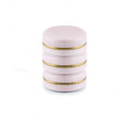 Chantilly macaron scented candle - pink & gold ароматическая свеча, Villari
