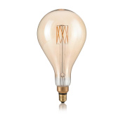 130163 E27 goccia 08w 2200k cri80 ambra Ideal Lux источник света