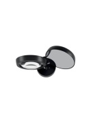 накладной светильник черный полусферический