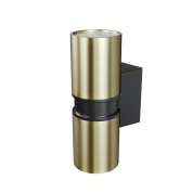 настенный светильник цилиндрический латунный вверх-вниз