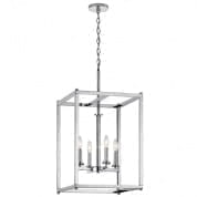 Crosby 31" 4 Light Foyer Pendant Chrome подвесной светильник 43998CH Kichler