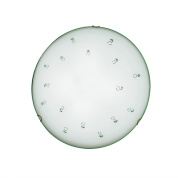 потолочный светильник круглый с латунным декором