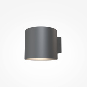 настенный цилиндрический светильник черного цвета