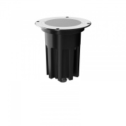 круглый уличный светильник для монтажа в поверхность с утопленным LED-модулем