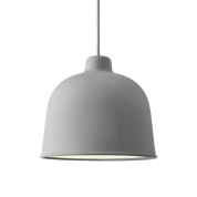подвесной светильник серый d21 см
