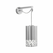 подвесной светильник с цилиндрическим стеклянным плафоном