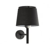 20301-93 SAVOY BLACK WALL LAMP BLACK LAMPSHADE настенный светильник Faro barcelona