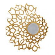 настенно-потолочный светильник с купольным плафоном золотого цвета