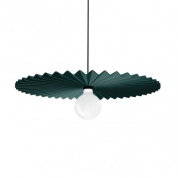 CA021AGBEZZ Linea Light Doge SP L люстра с плиссированным эффектом зелёный