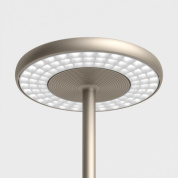 Rotaliana Sol T1 TL LED настольная лампа с диммером матовый белый; сатиновая бронза 1SOT100264EL1