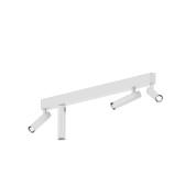 двойной настенный спот цилиндрический белый