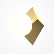 Настенный светильник Maytoni Cubeo 28W Латунь MOD445WL-01BS