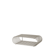 503290044081 CURVA AYTM Настенная полка из металла цвета тауп высотой 12 см