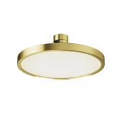 трековый потолочный светильник в латунном оформлении