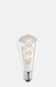 E27 LED Soft Filament Uniterm Clear Globen Lighting источник света