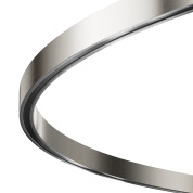 гибкий шинопровод платинового оттенка для подвесных конструкций магнитной трековой системы Flarity