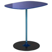 04042BL Kartell Thierry Журнальный столик 33x50 см, цвет «морской синий»