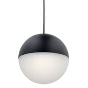Moonlit LED 3000K 7.75" Pendant Matte Black with White Glass подвесной светильник 83854MBKWH Kichler