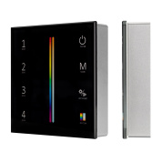 028310 Arlight Панель Sens SMART-P55-MULTI Black (3V, 4 зоны, 2.4G)