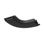 изогнутый элемент черного цвета для магнитной трековой системы Radity 23mm