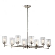 Winslow 8 Light Chandelier Brushed Nickel люстра 44035NI Kichler