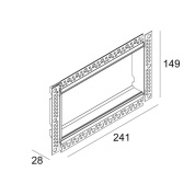 аксессуар монтажная рамка для встраиваемого освещения
