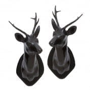 107572 Stag Head antique bronze set of 2  аксессуар настенный Eichholtz