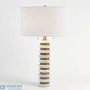 Marble Stack Lamp-White Global Views настольная лампа