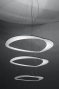 Diadema Icone Трёхрожковый подвес Wavy, Round белый i-c-0439